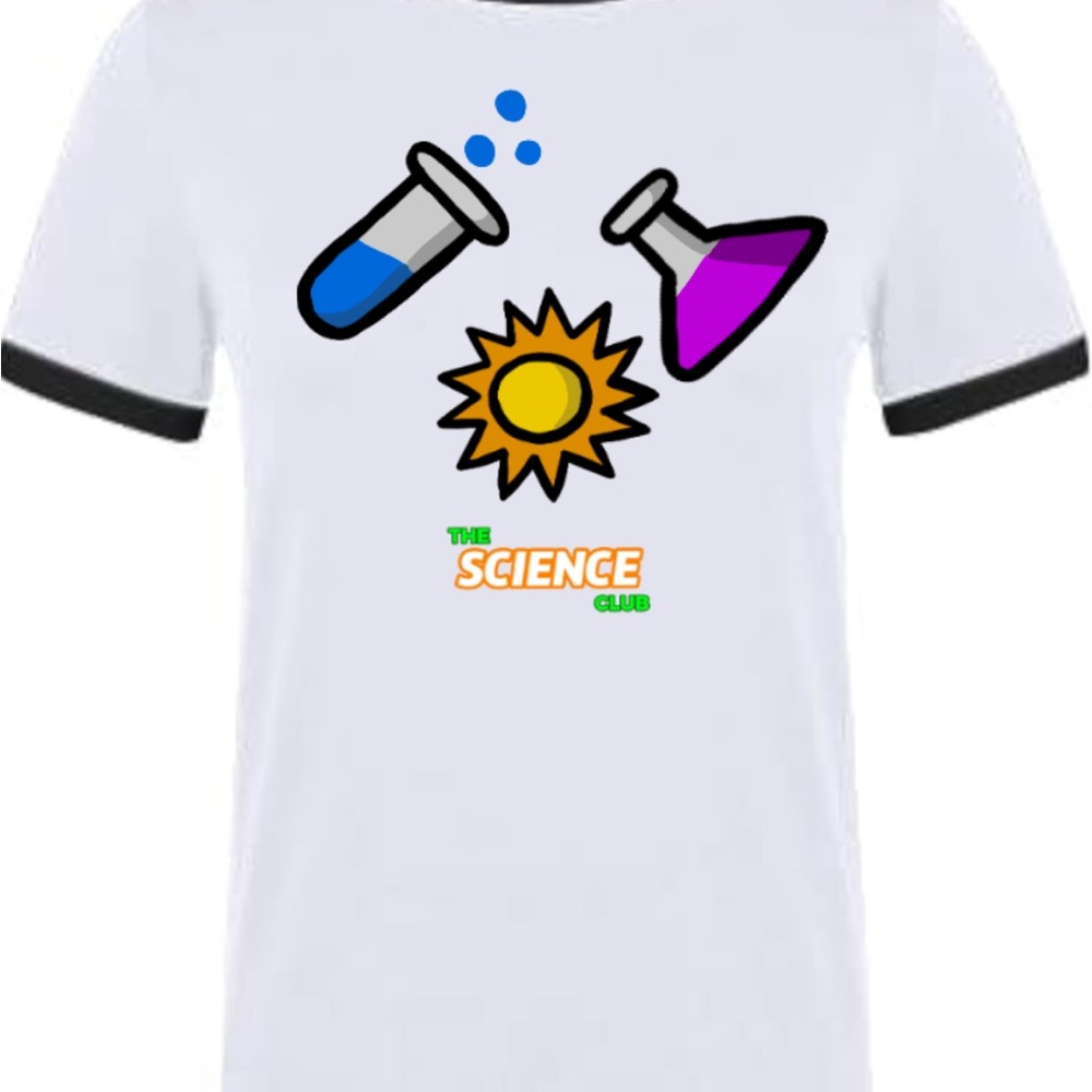 Women’s Ringer Graphic Tee Shirt - Black/White